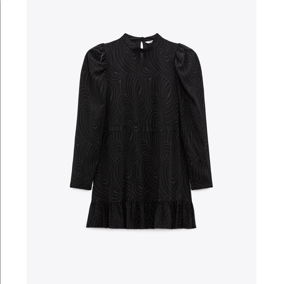 Zara printed mini dress. Tags still on never worn - Picture 3 of 10